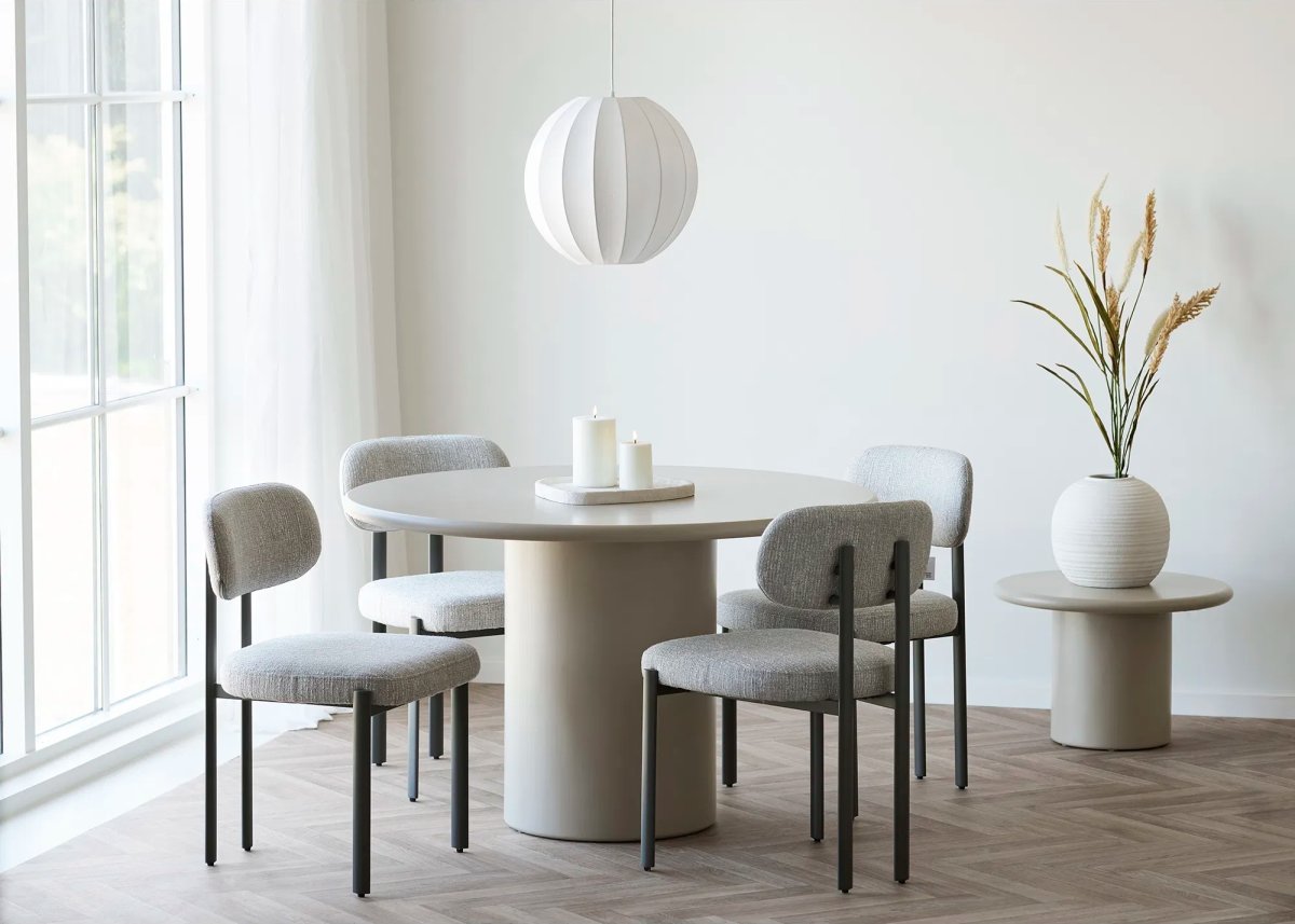 House Nordic Vase, Hvid, Ø30, keramik