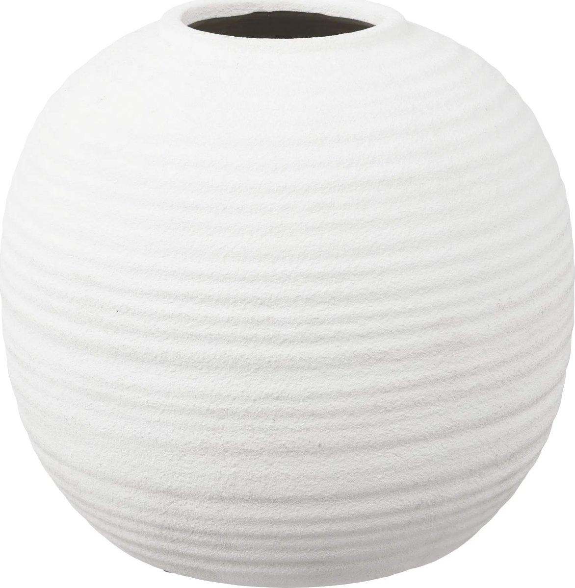 House Nordic Vase, Hvid, Ø30, keramik