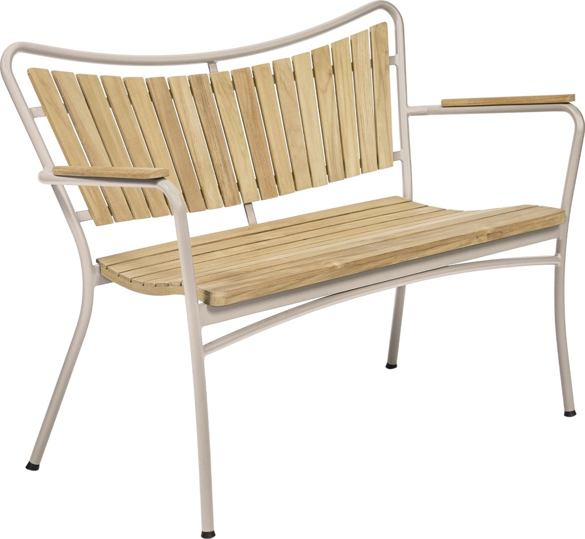 Marguerit havebænk 2-pers. L112cm, Taupe