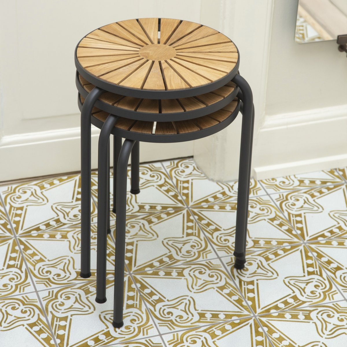 Marguerit Taburet ø32 x h44,5cm, Antracit