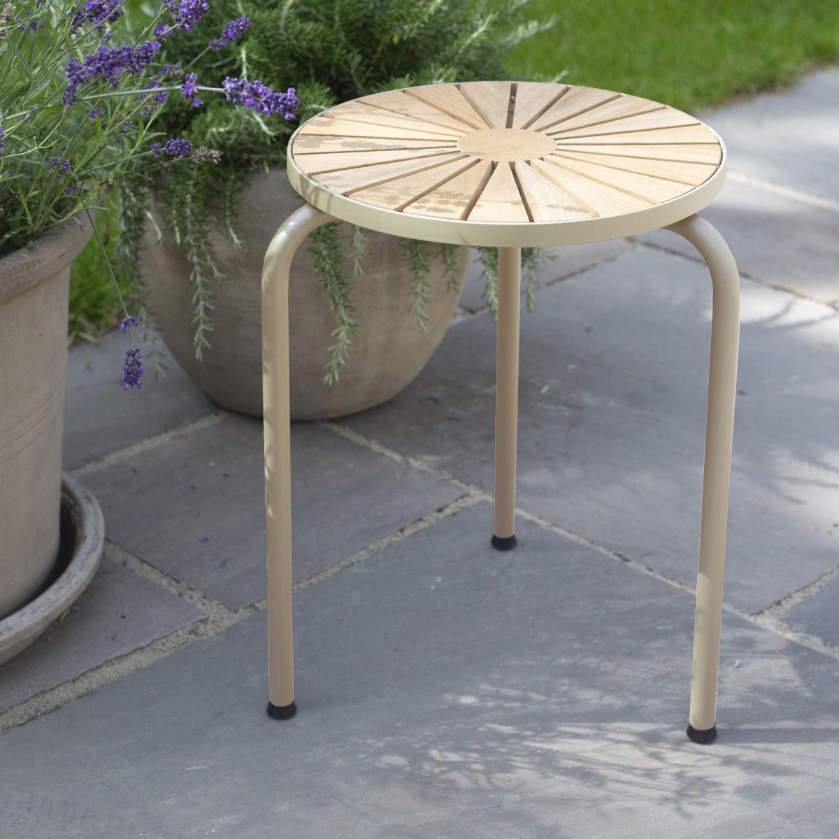 Marguerit Taburet ø32 x h44,5cm, Taupe