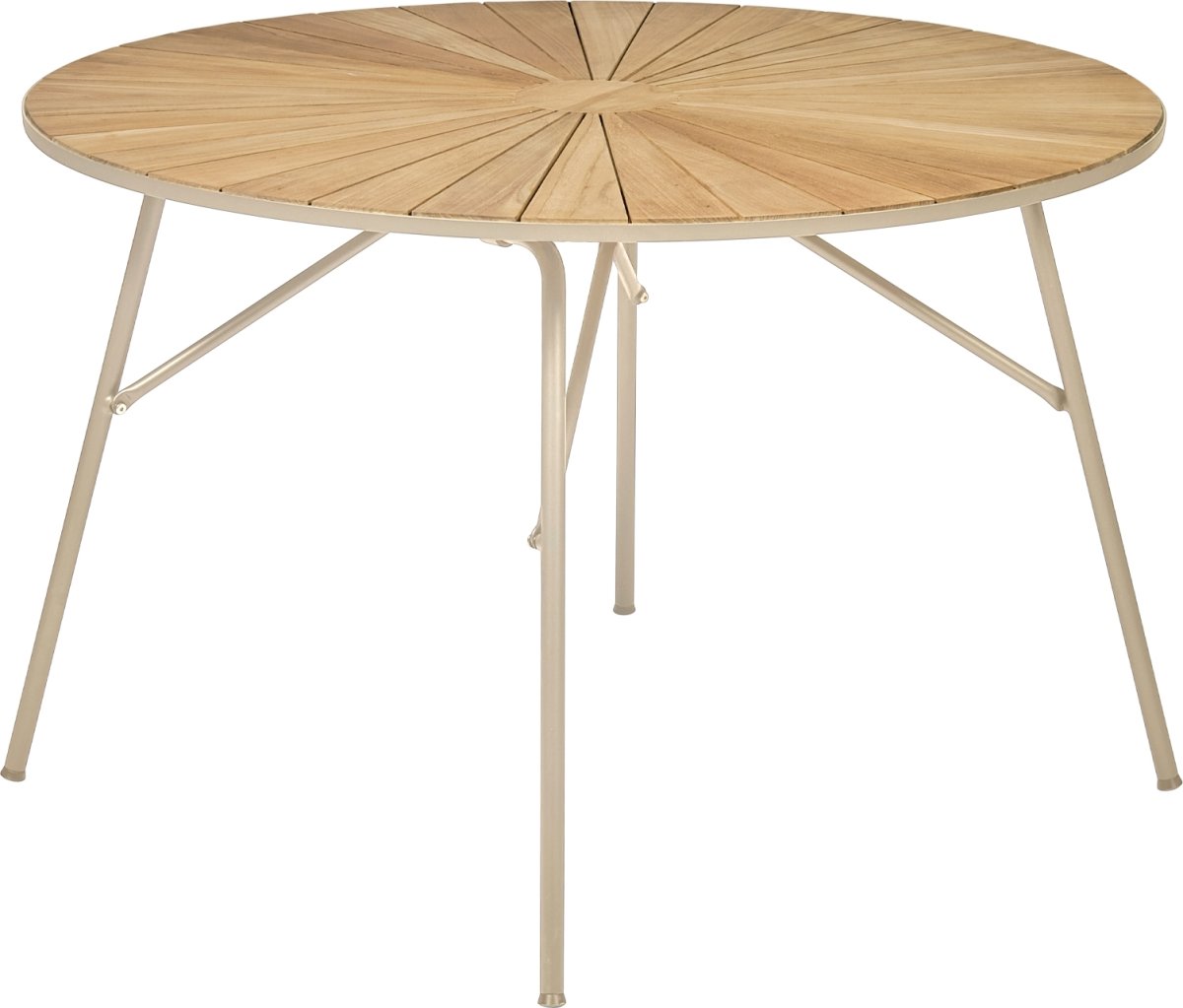 Marguerit Havebord ø110 cm, Taupe