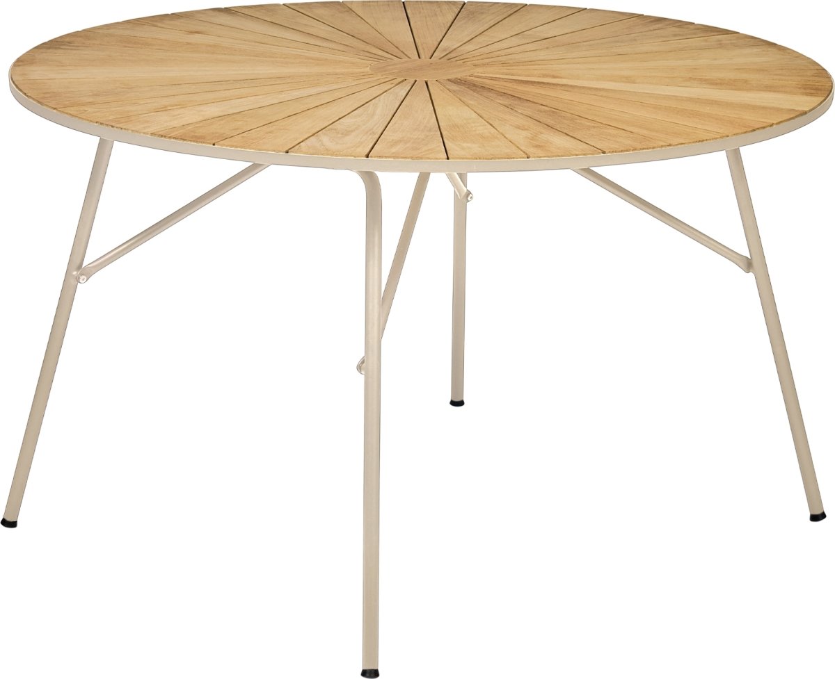 Marguerit Havebord ø120 cm, Taupe