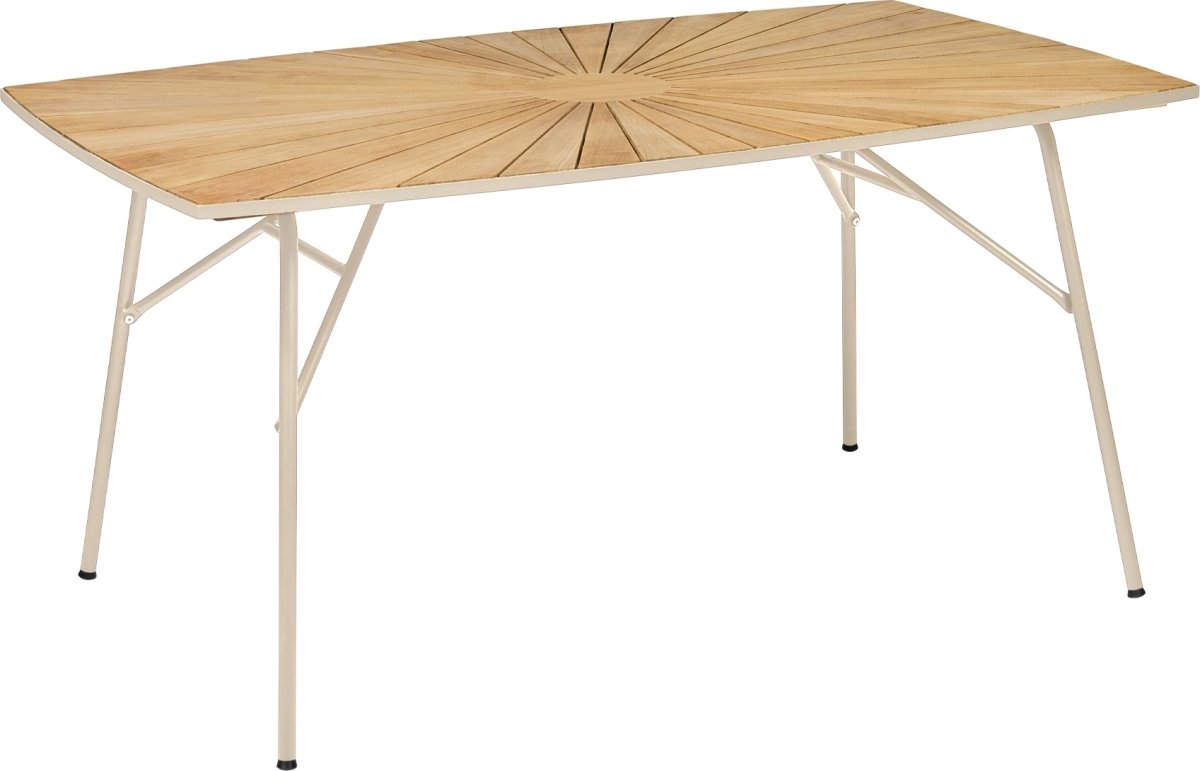 Marguerit Havebord L144 x B90cm, Taupe