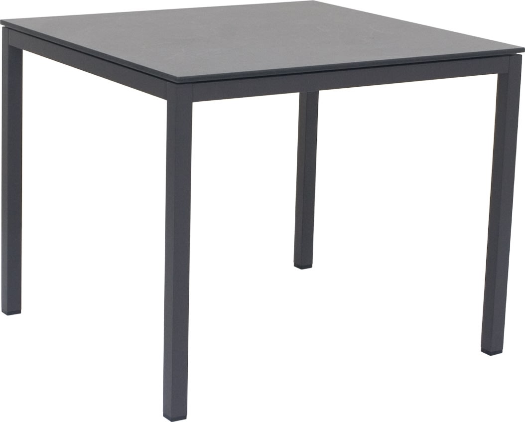 Pure Havebord L82 cm, Stone look/Antracitgrå