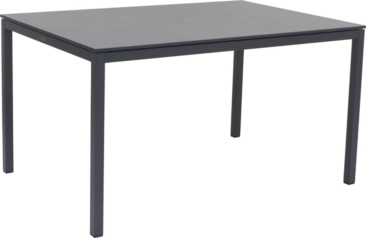 Pure Havebord L132 cm, Stone look/Antracitgrå