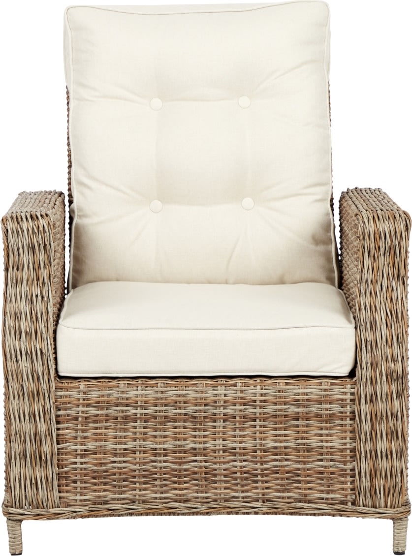 Gotland Loungestol med pumpe og hynder, natur