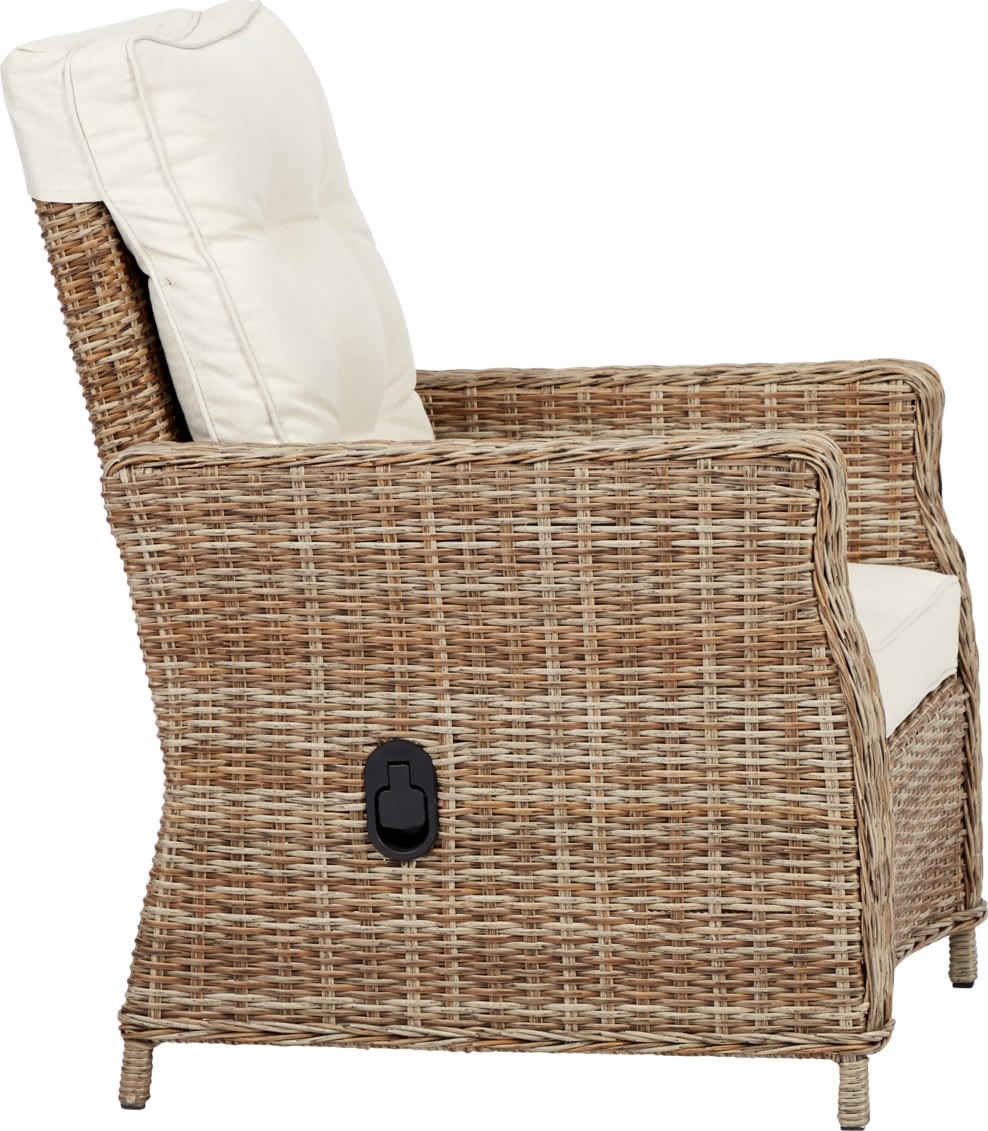 Gotland Loungestol med pumpe og hynder, natur