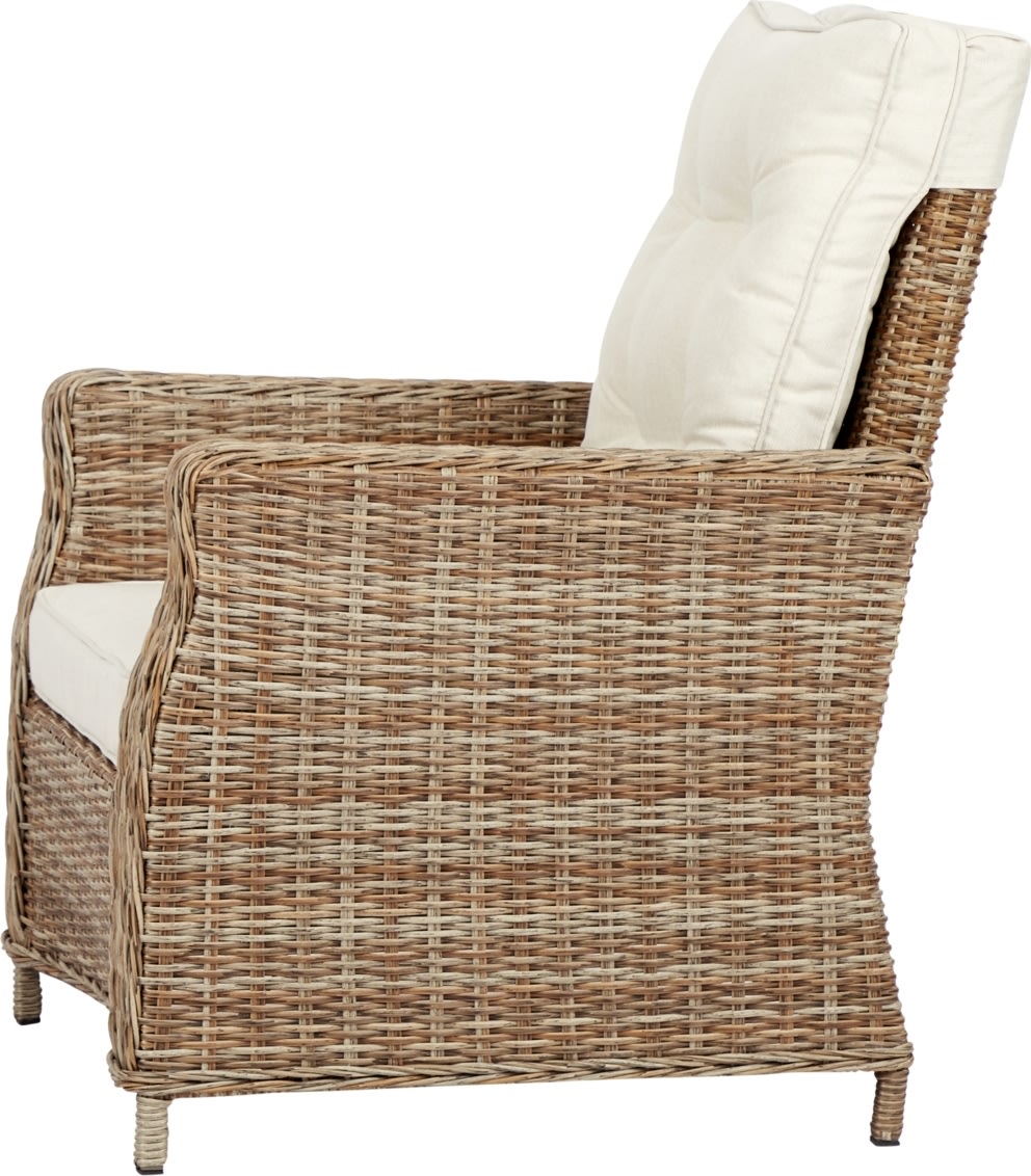 Gotland Loungestol med pumpe og hynder, natur