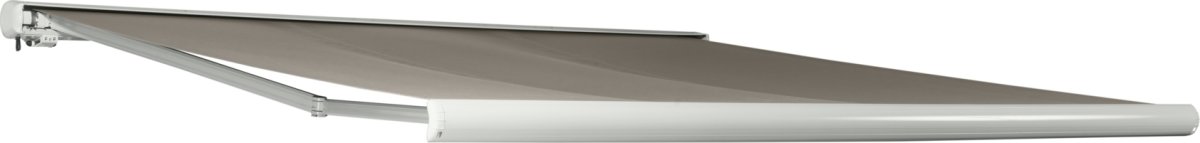 Liana Markise m/motor, 350x300 cm, taupe/hvid