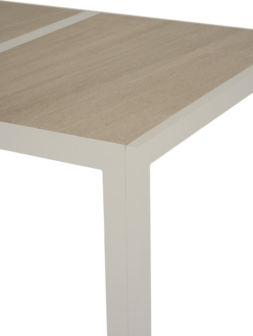 Kenny Havebord 196x91cm, beige/sandy grey