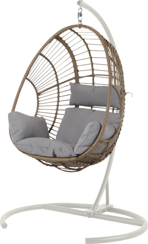 Arne Hængestol med hynde, beige/natur