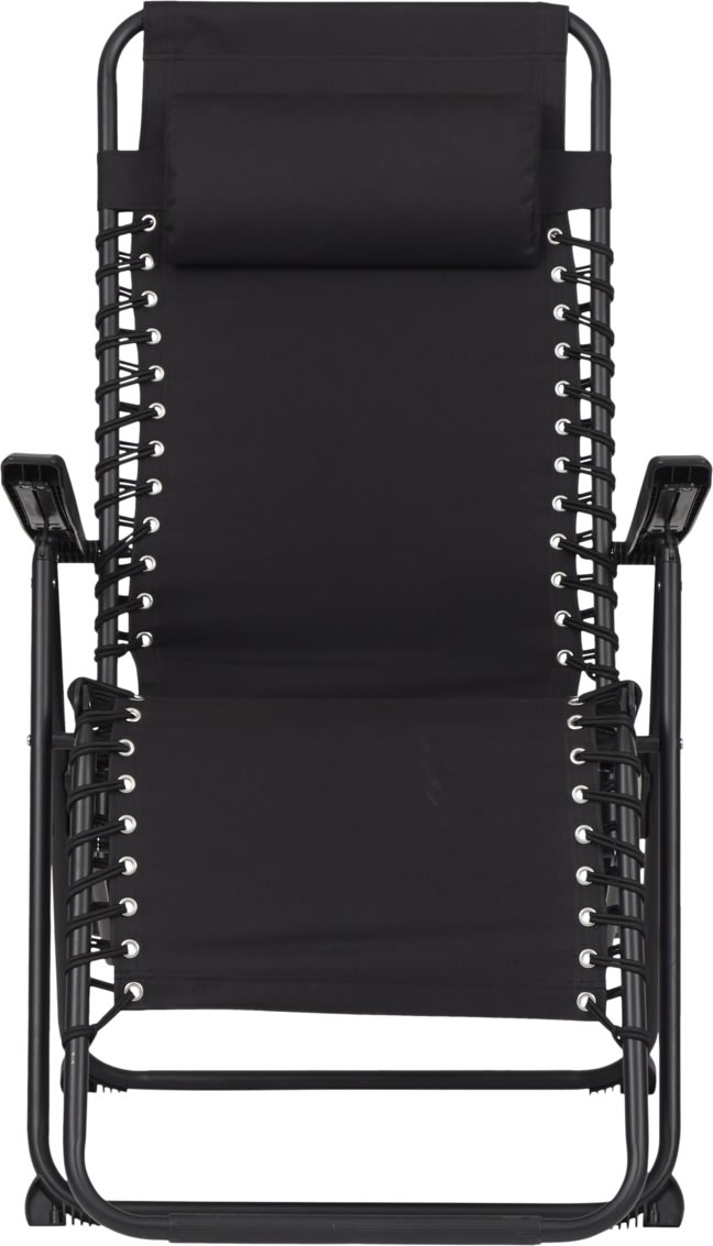 Roseline Havestol, foldbar, sort