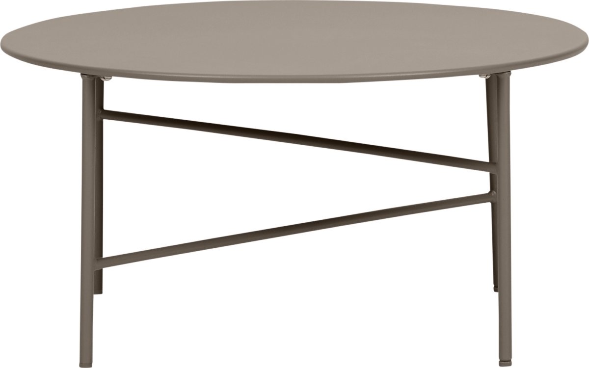 Pesetos bord Ø70xH35cm, gråbrun