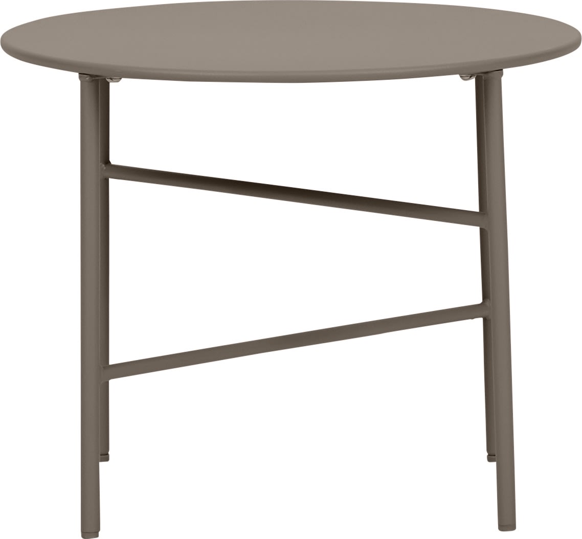 Pesetos bord Ø50xH40cm, gråbrun