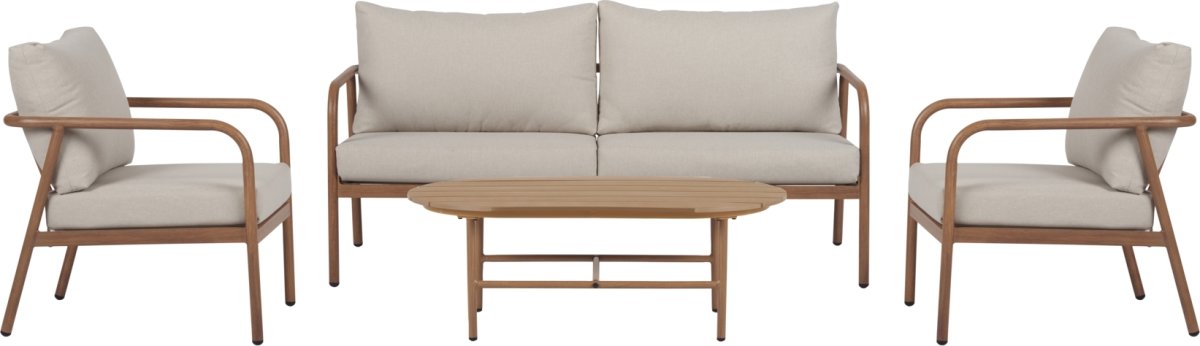 Olga Sofasæt 4 dele m/hynder, natur
