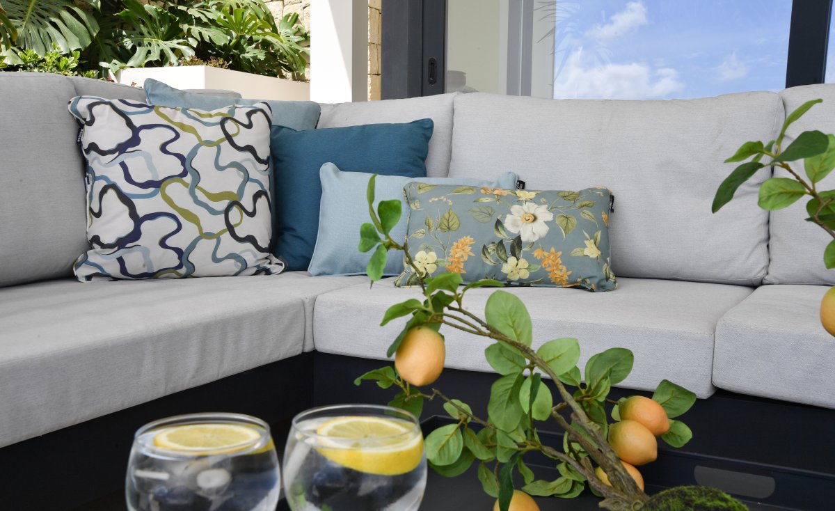 Julliete Outdoor+ Pude 30x50 cm, Blå