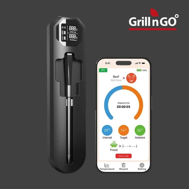 Grillngo Trådløst stegetermometer - Digital