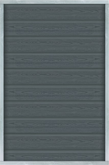 Plus Artura Komposithegn, skifergrå, 90x135 cm.