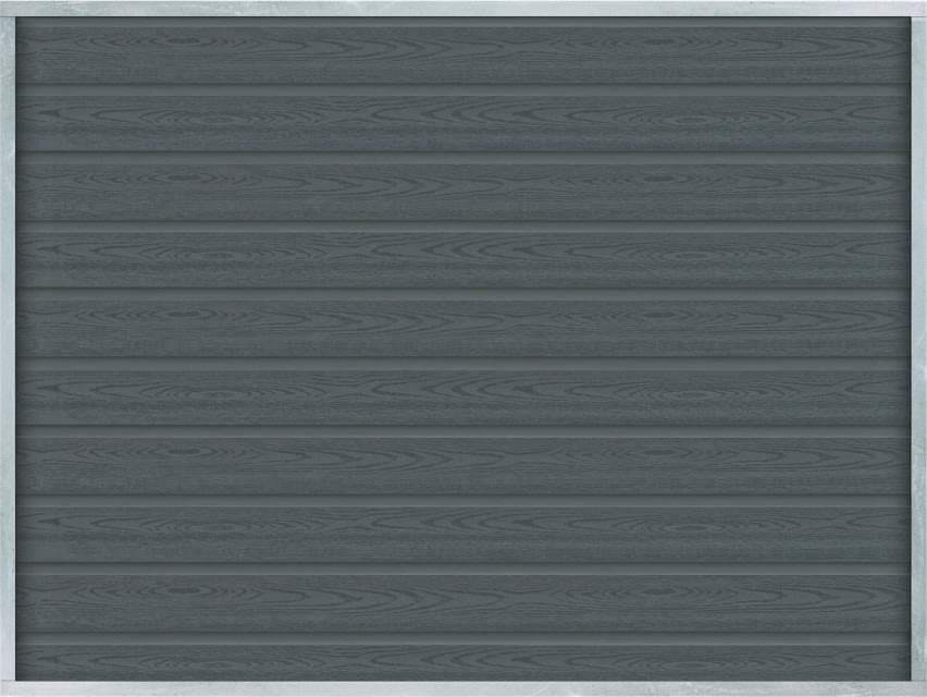 Plus Artura Komposithegn, skifergrå, 180x135 cm.