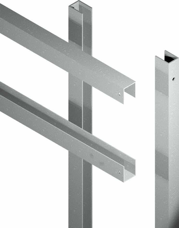 Plus Artura Komposithegn, skifergrå, 180x135 cm.