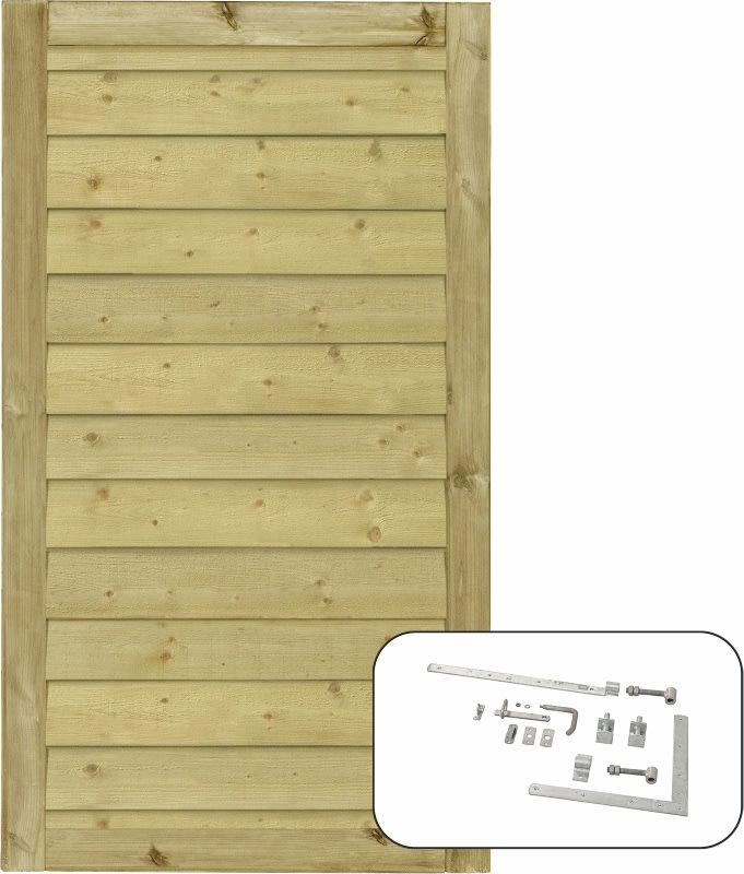 Plus Klink enkeltlåge, natur, 100x163 cm.