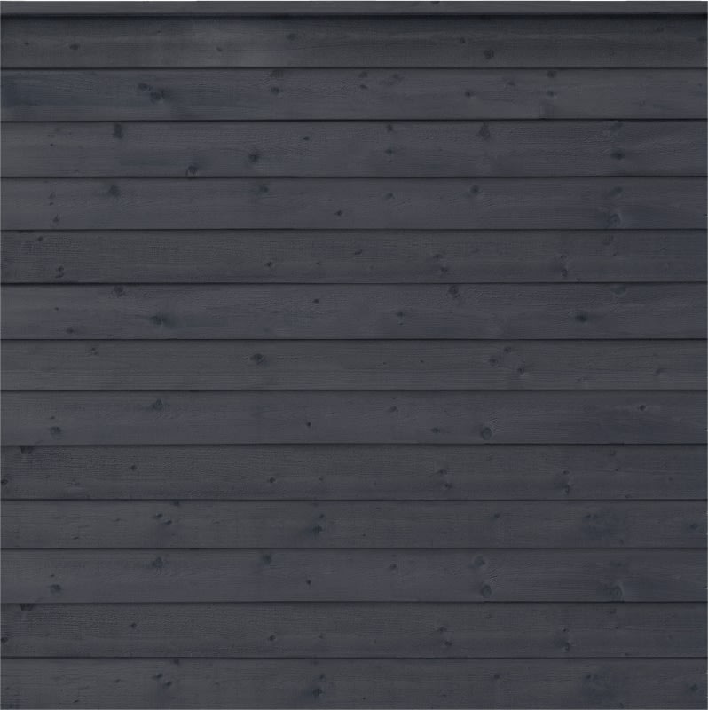 Plus Klink Profilhegn, sort, 174x166 cm.