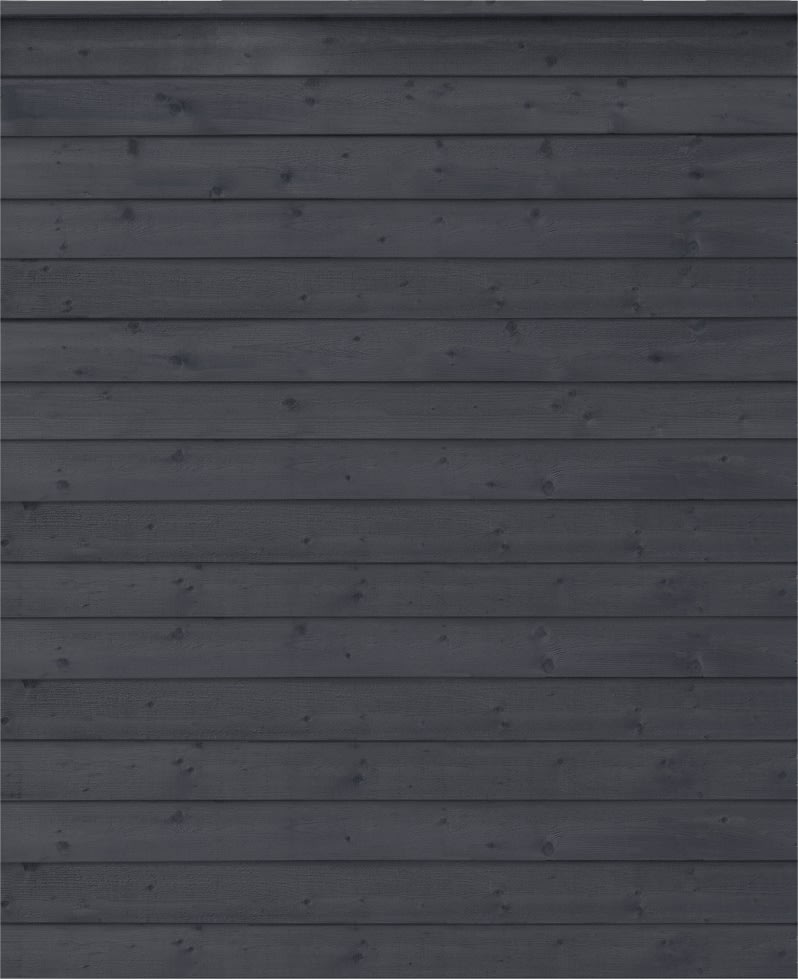 Plus Klink Profilhegn, sort, 174x203 cm.