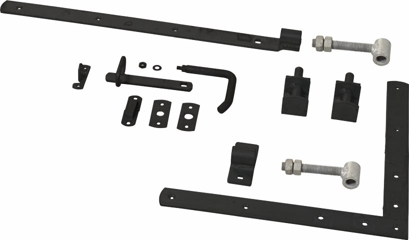 Plus Klink enkeltlåge, sort, 100x163 cm.