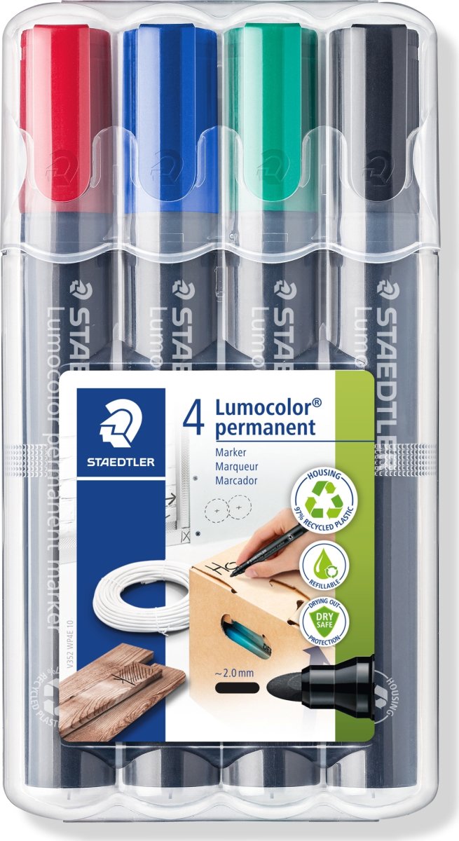 Staedtler 352 Permanent Marker | 4 farver