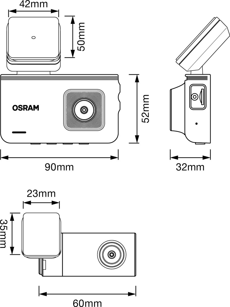 Osram Dashcam - ROADsight 3500R