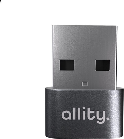 Allity ABA-101 OTG USB-C til USB-A adapter, grå