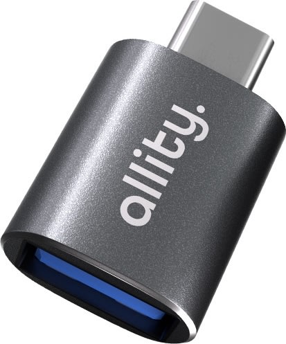 Allity ABA-102 USB 3.0 til USB-C adapter, grå