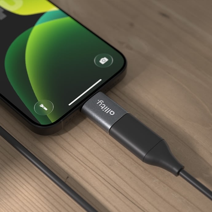 Allity ABA-102 USB 3.0 til USB-C adapter, grå