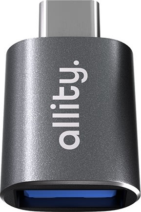 Allity ABA-102 USB 3.0 til USB-C adapter, grå