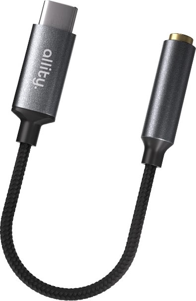 Allity ABA-200 USB-C til jack 3,5mm adapter, grå