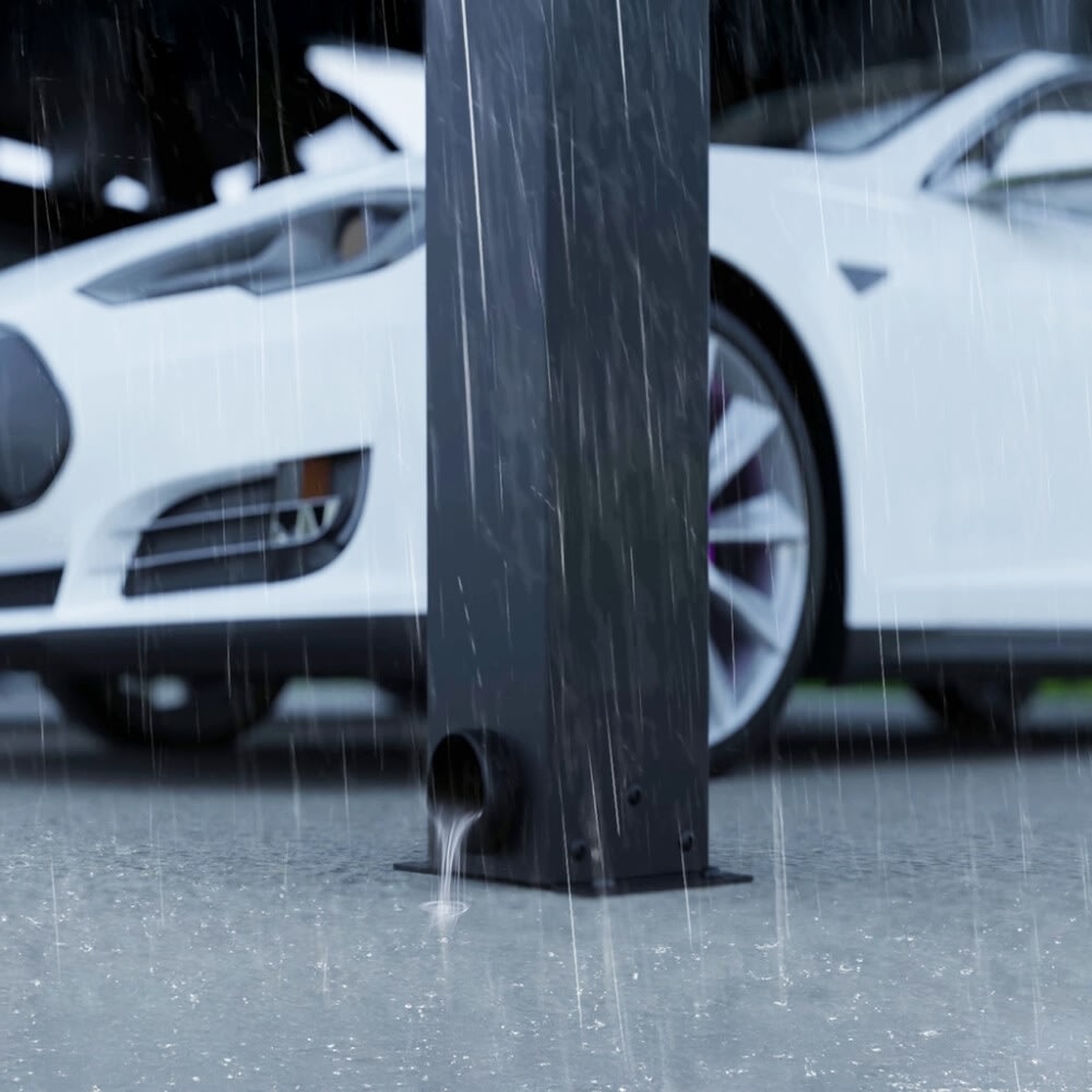 Palram Canopia Carport Oslo 2 biler, 6x6 meter