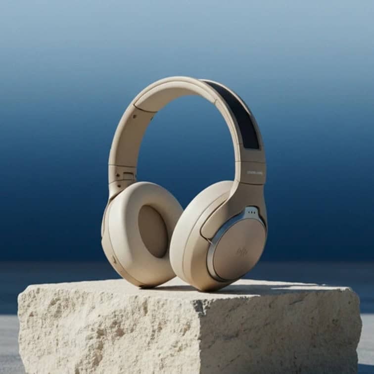 Soundliving Solar Over-Ear Hovedtelefoner - Beige