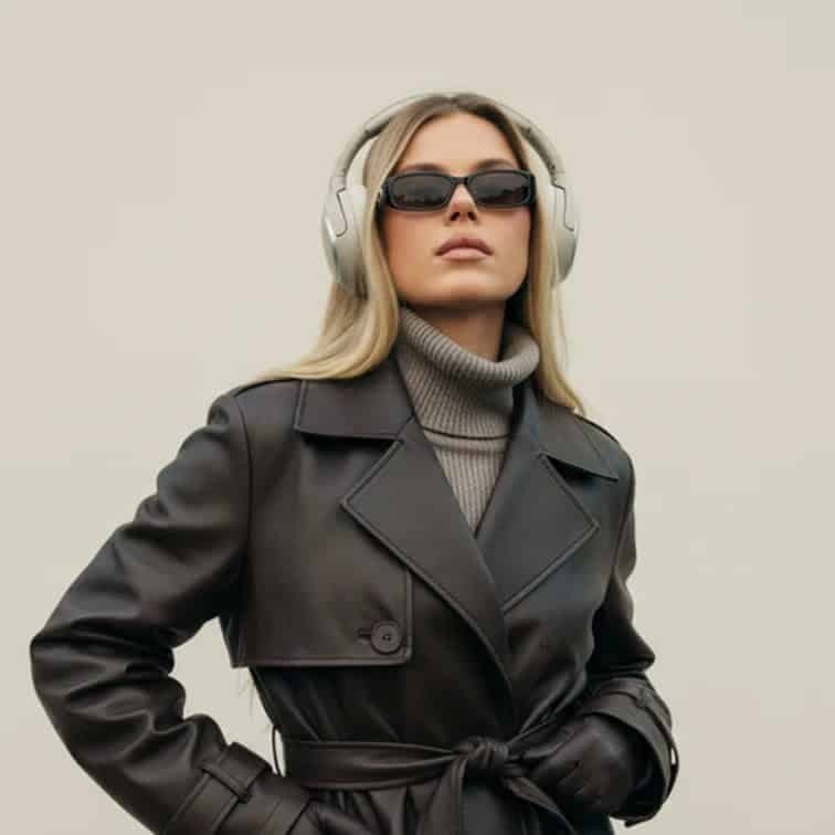 Soundliving Solar Over-Ear Hovedtelefoner - Beige