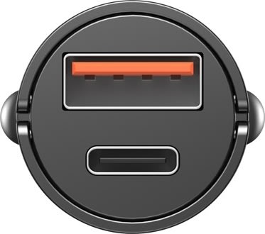 Powertrend Biladapter Dual - USB-A + USB-C