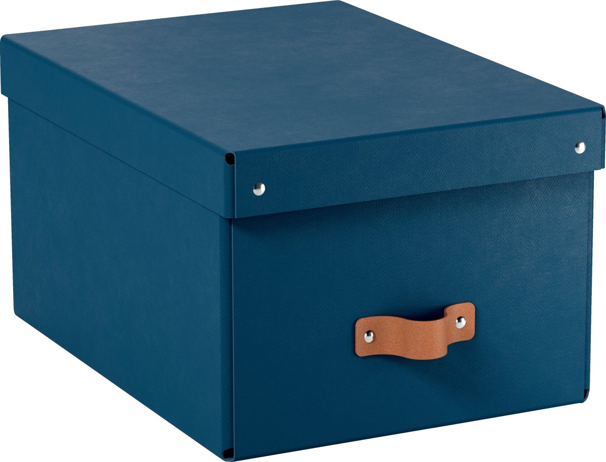 Leitz Puro Boks m. låg | M  | Blå | 2 stk.