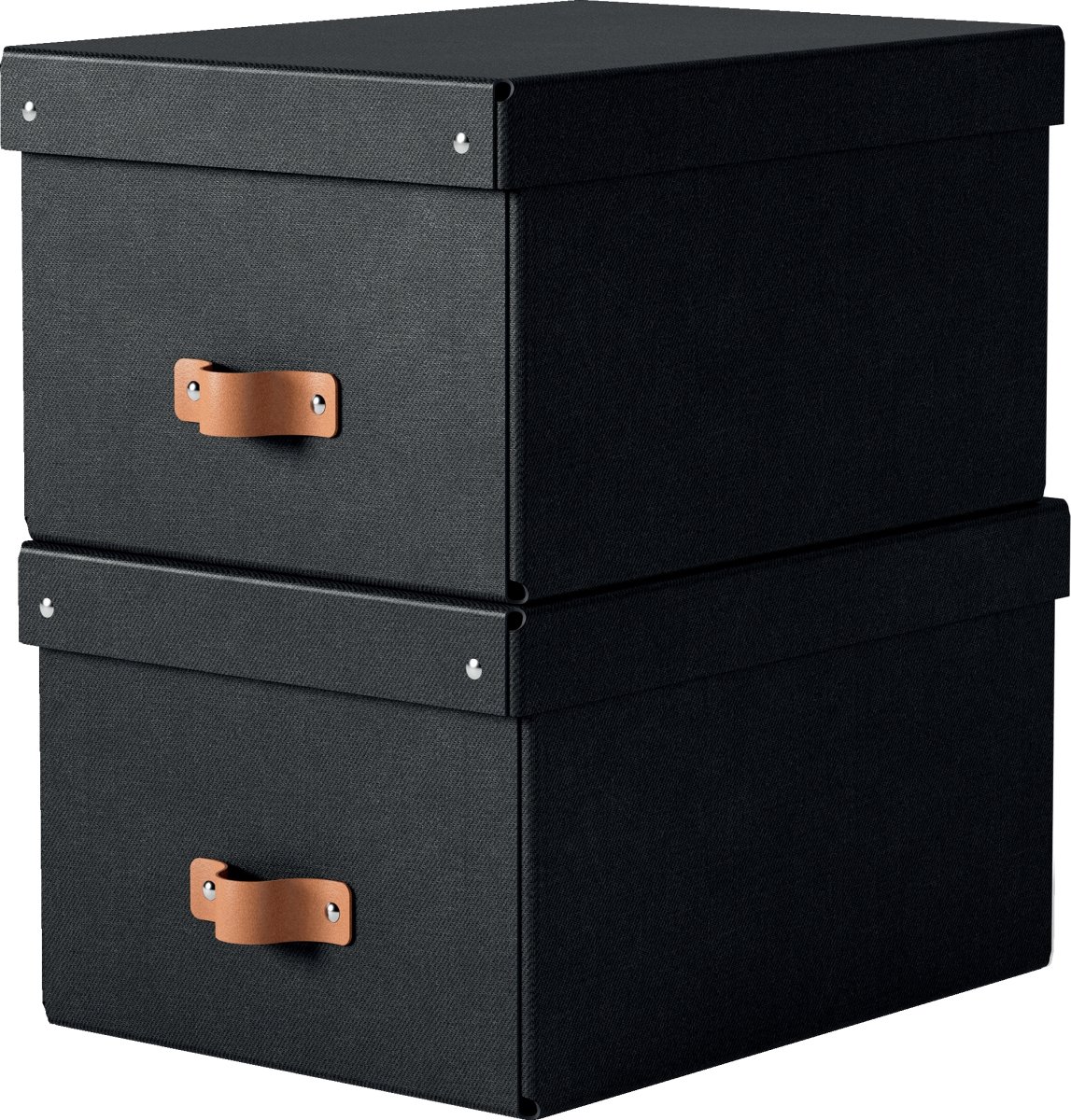 Leitz Puro Boks m. låg | M  | Sort | 2 stk.