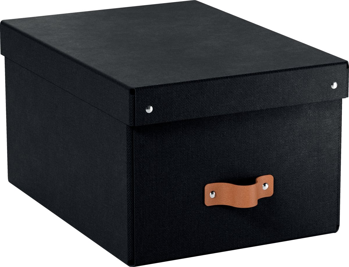 Leitz Puro Boks m. låg | M  | Sort | 2 stk.