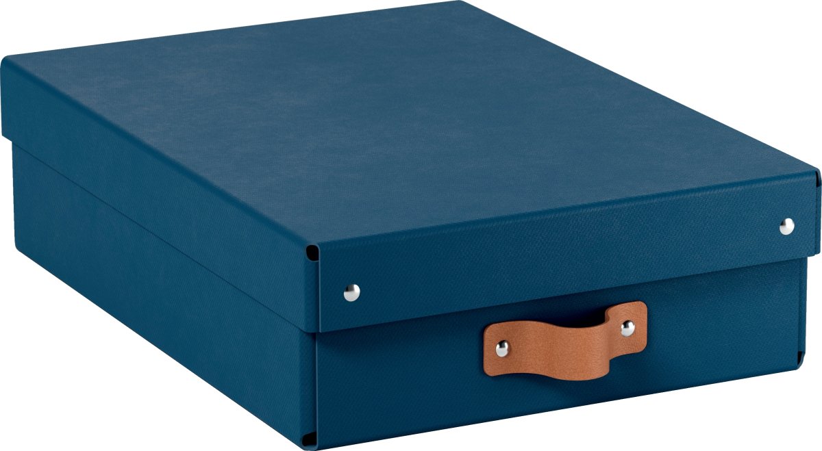 Leitz Puro Boks m. låg | M lav | Blå | 2 stk.