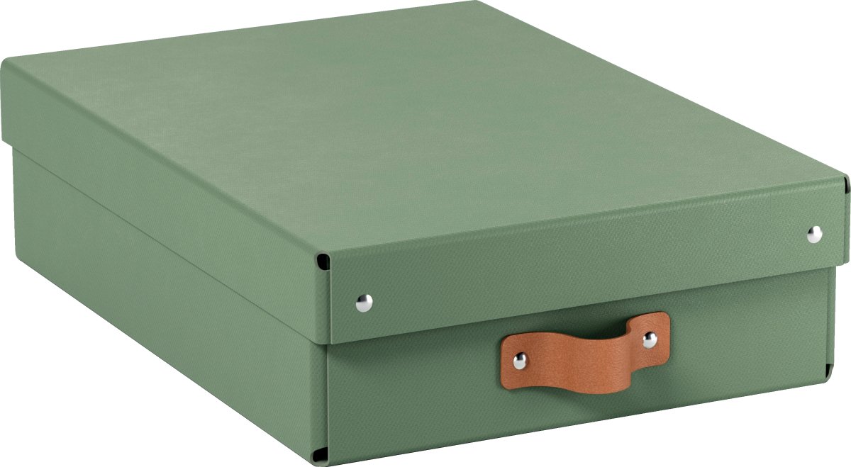 Leitz Puro Boks m. låg | M lav | Grøn | 2 stk.