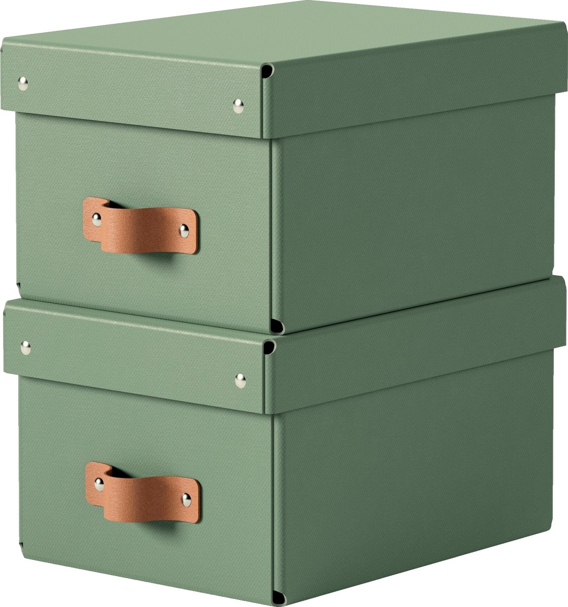 Leitz Puro Boks m. låg | S | Grøn | 2 stk.