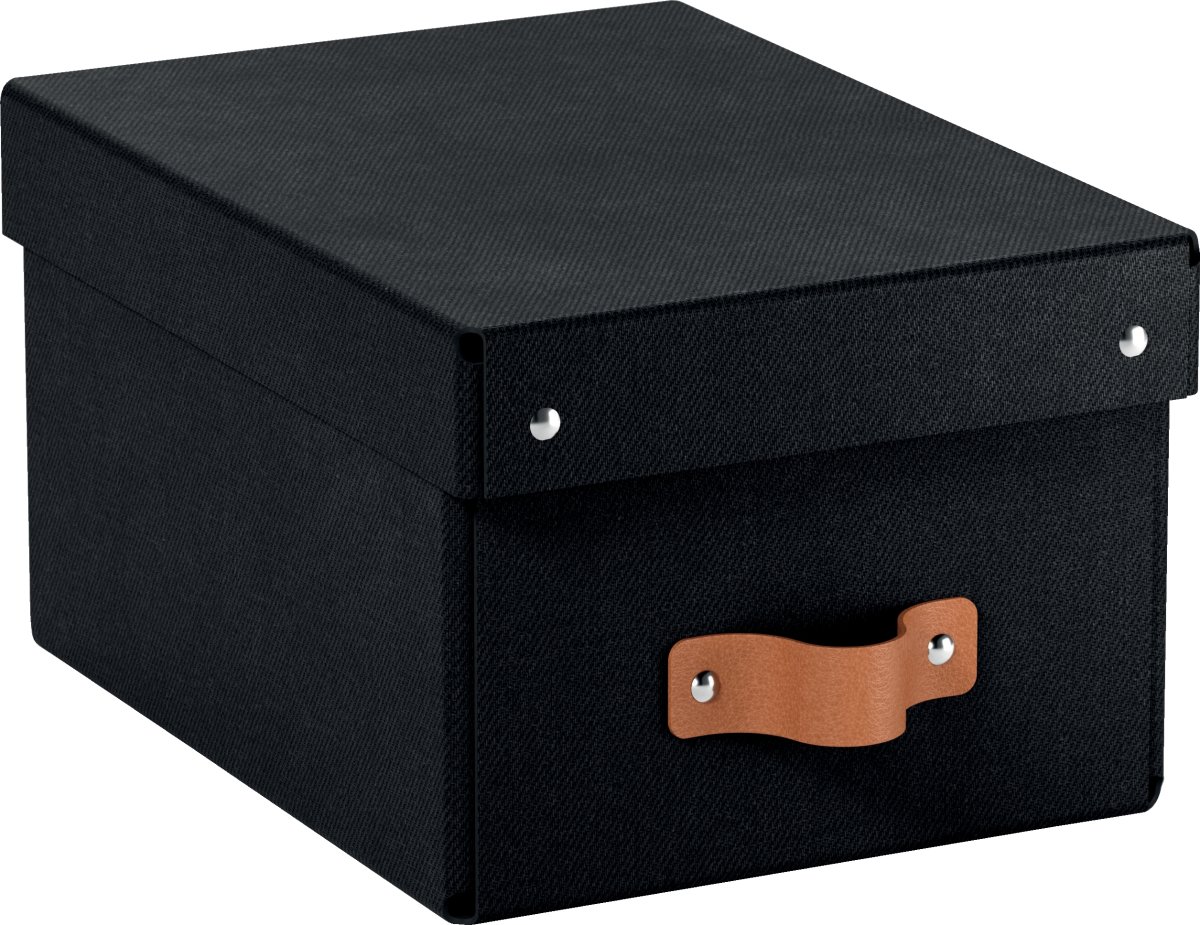 Leitz Puro Boks m. låg | S | Sort | 2 stk.