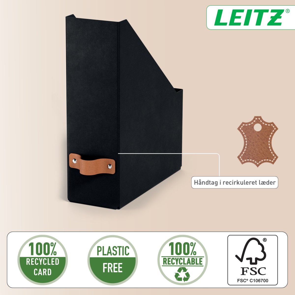 Leitz Puro Tidsskriftsamler | Sort | 2 stk.