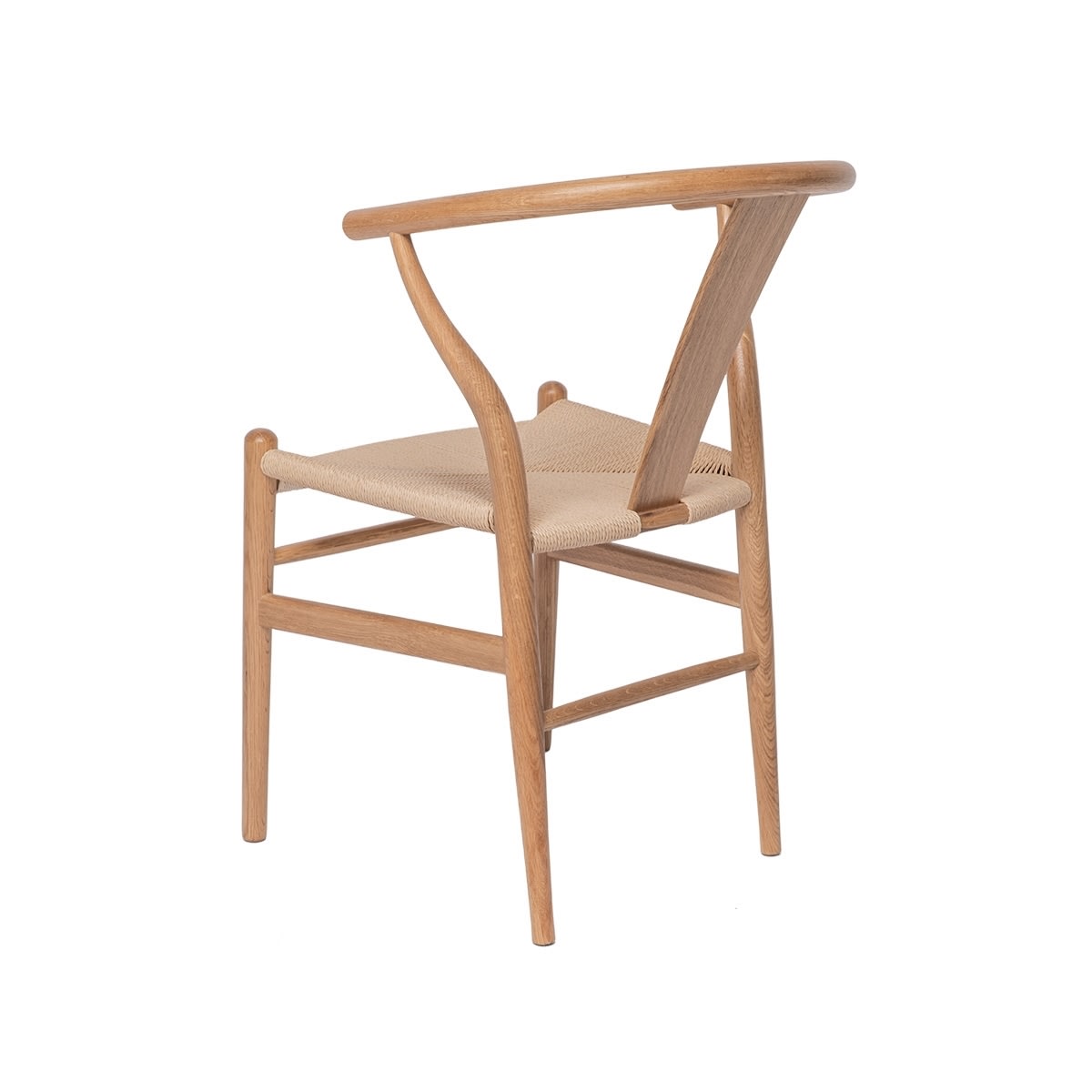 NordicLine kantinestol, eg/flettet sæde