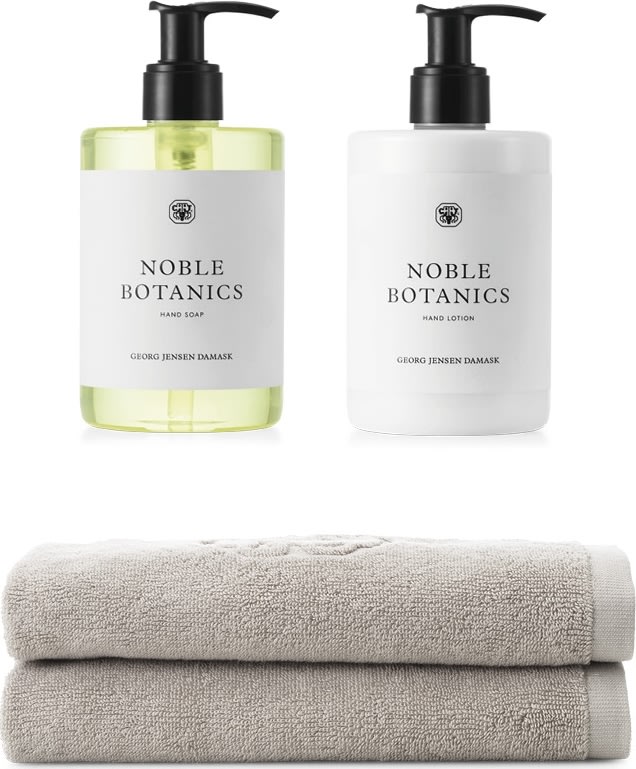 Georg Jensen Damask Badeværelsespakke, taupe